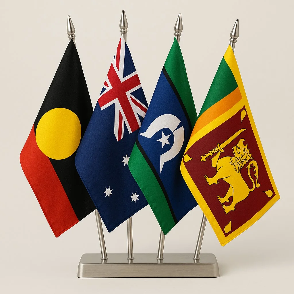 Stainless Steel 4 in 1 Table Flags