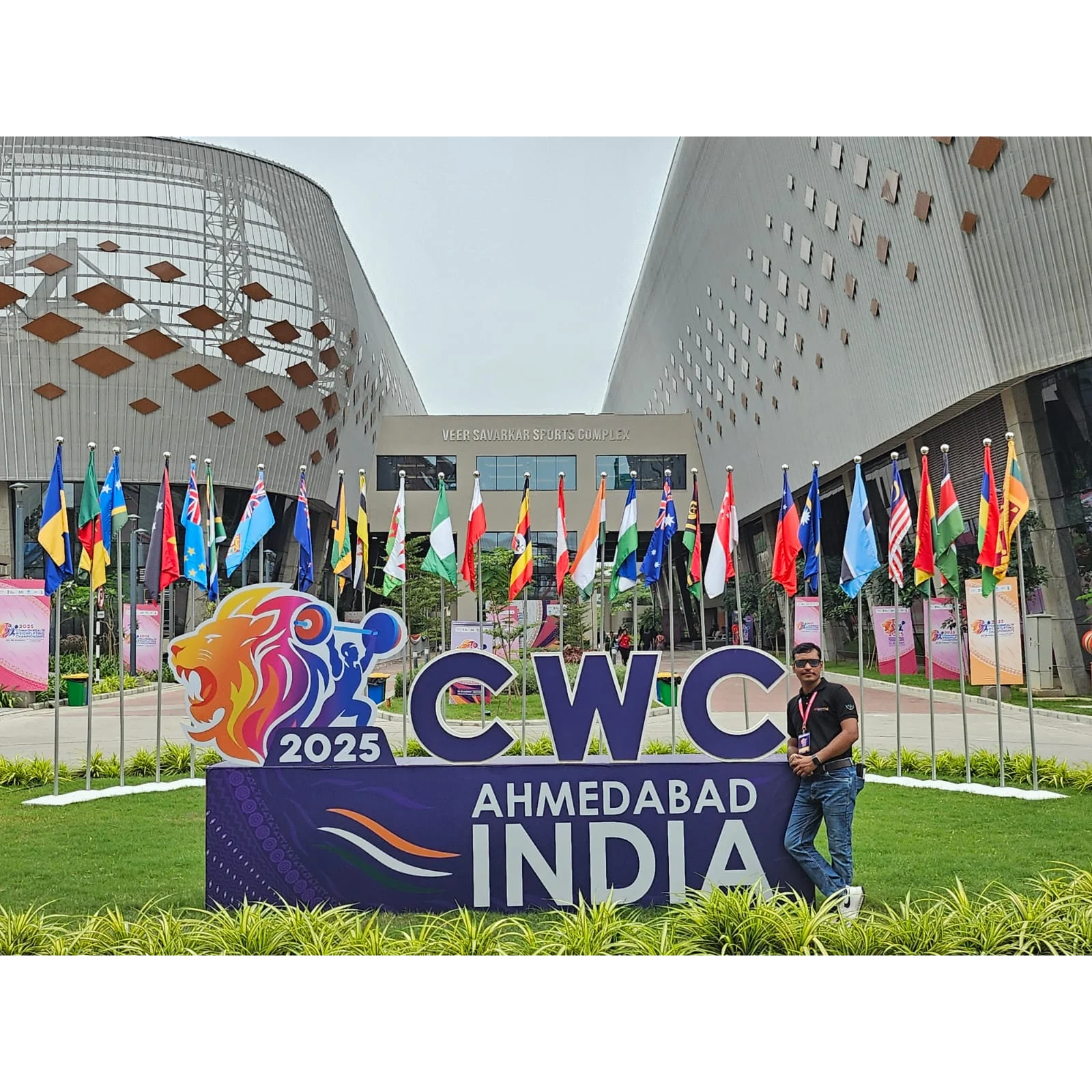 CWC Ahemdabad Pole Flags