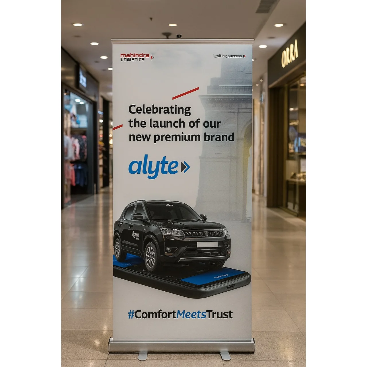 Standees for Mahindra Alyte