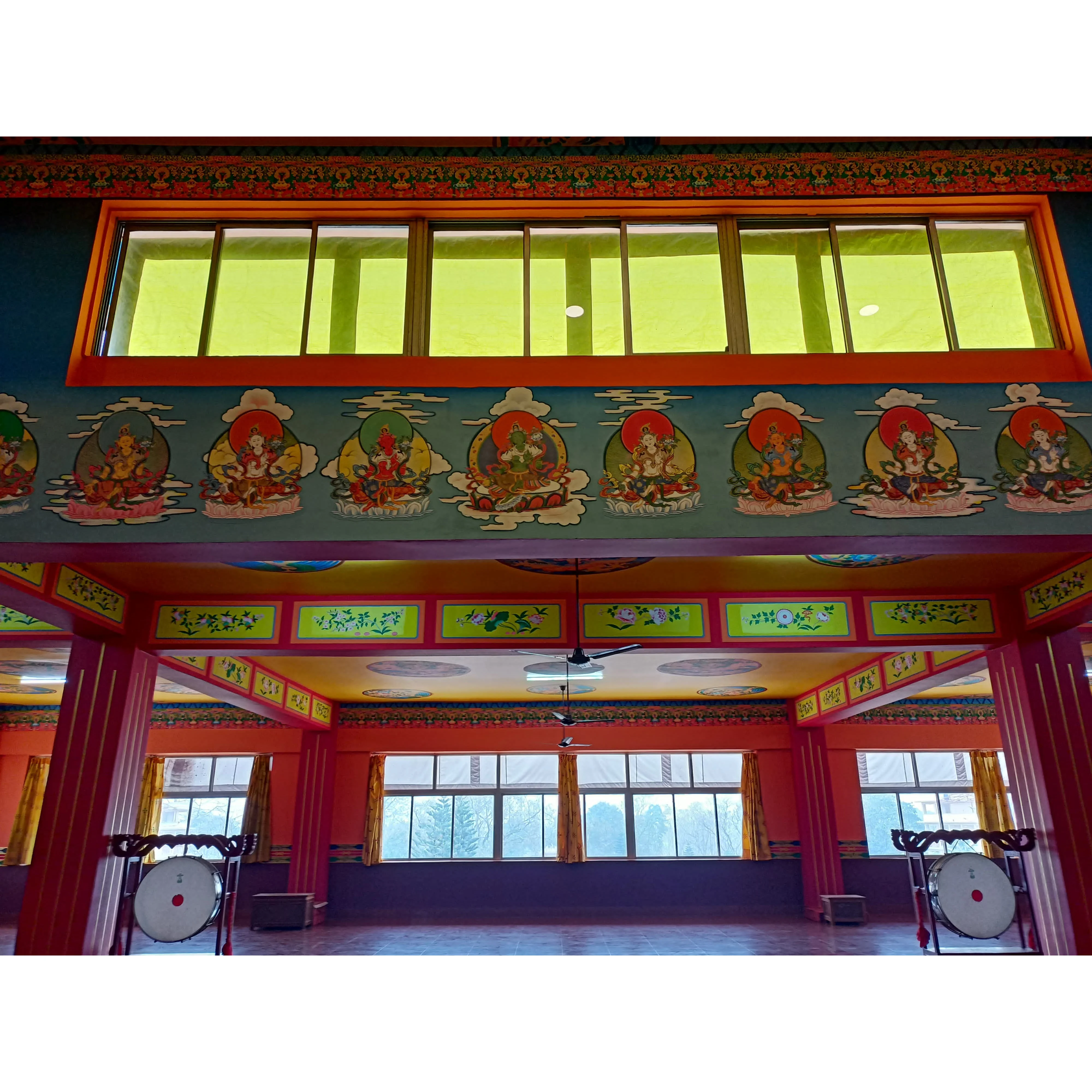 Tibetan Shambhu for wall roof and pillars