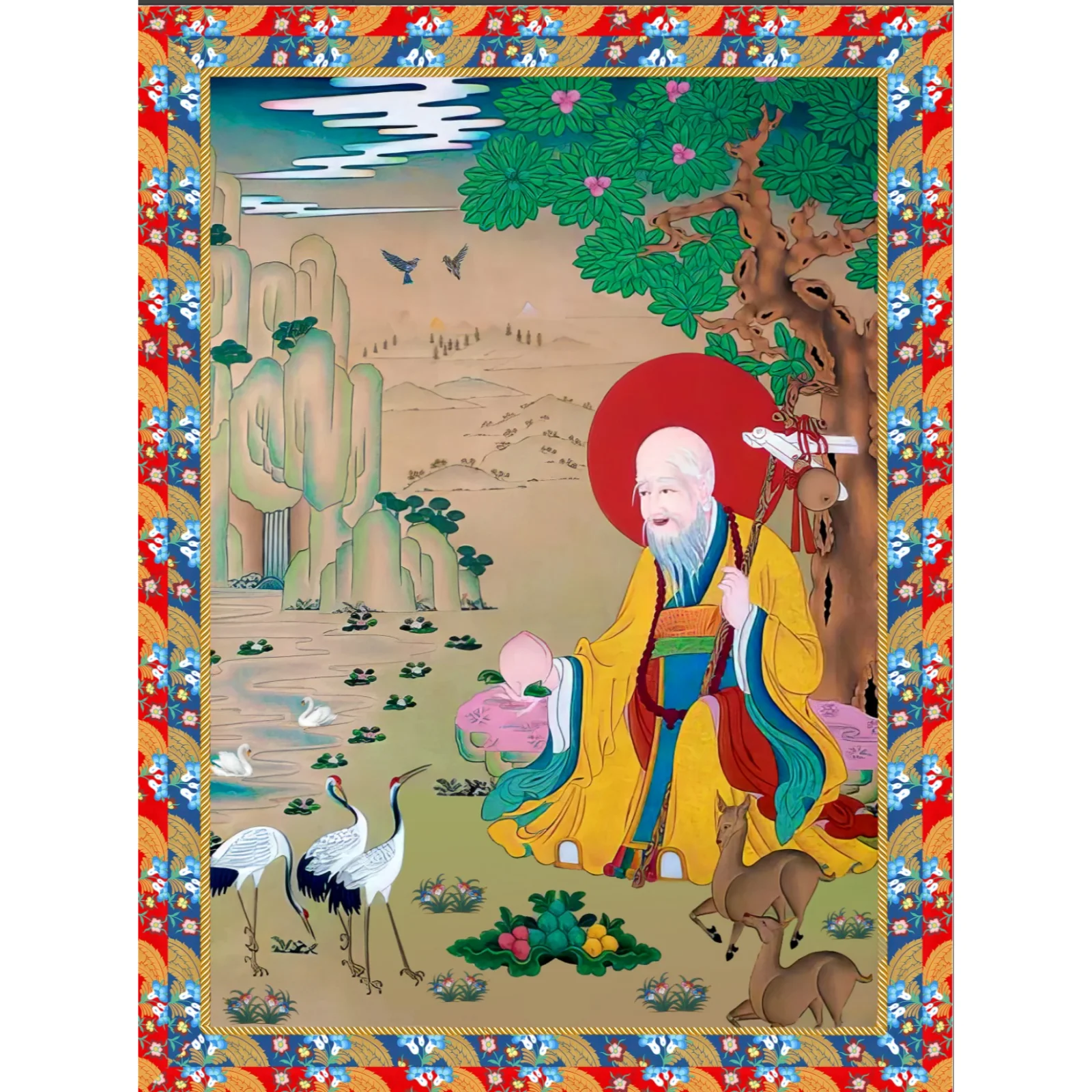 Tibetan Wall Hanging Thangka