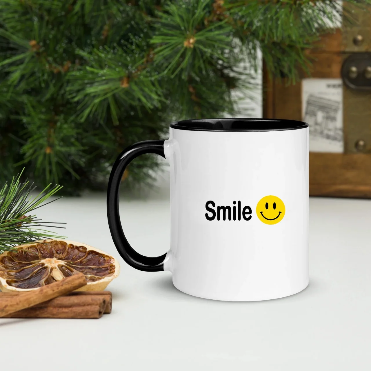 Printed Glass and Mugs Smile