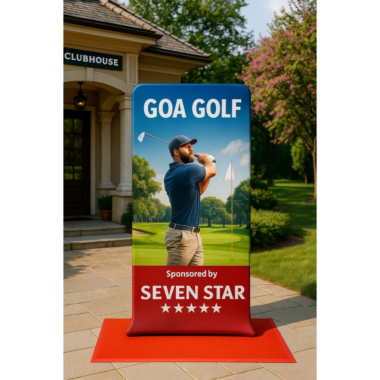 Self Standing Standees for Golf