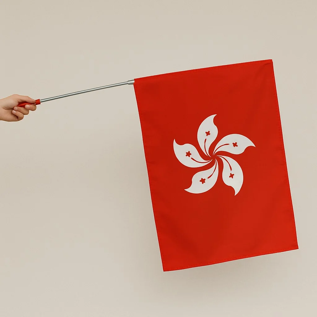 Hand Flag HongKong
