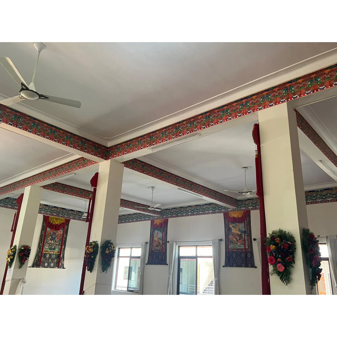 Tibetan Shambhu for wall roof and pillars