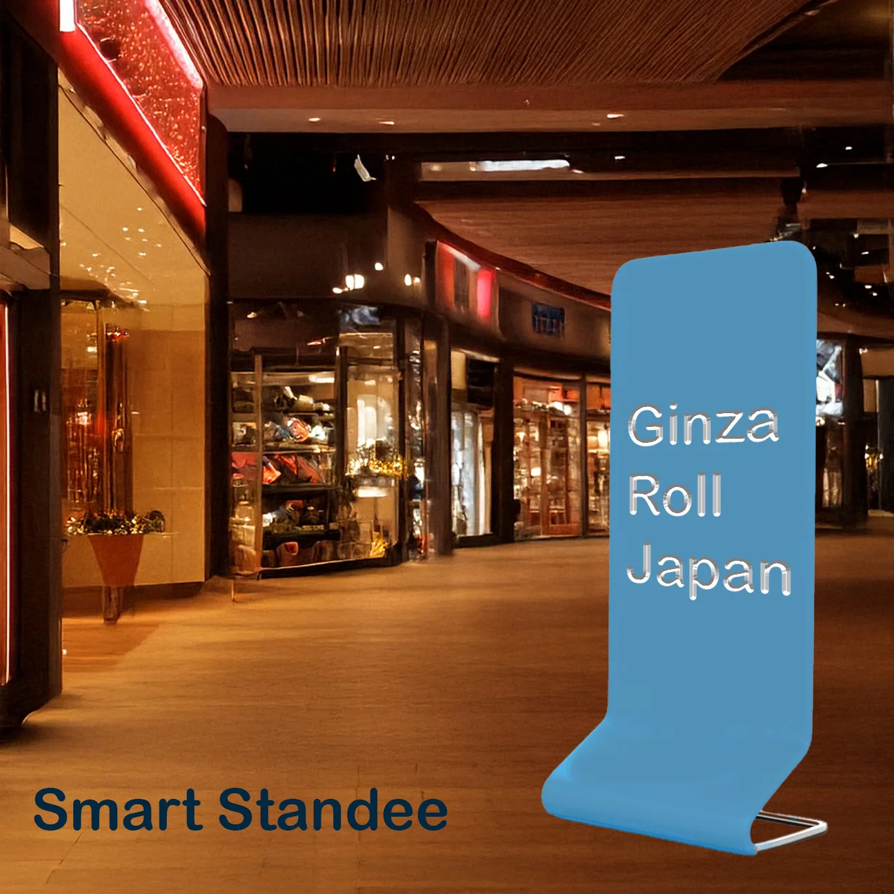 Pole Branding Smart Standee