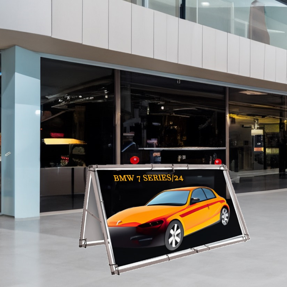 V Shape Banner BMW 7 Series