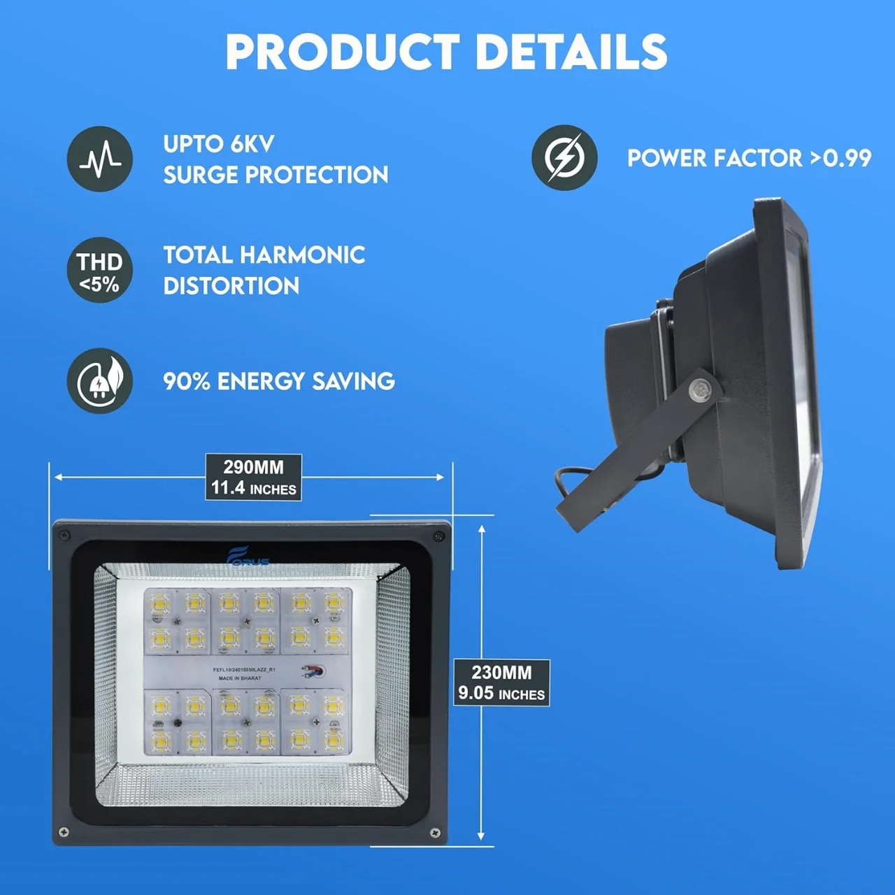 100W LED floodlight Flag Pole Light