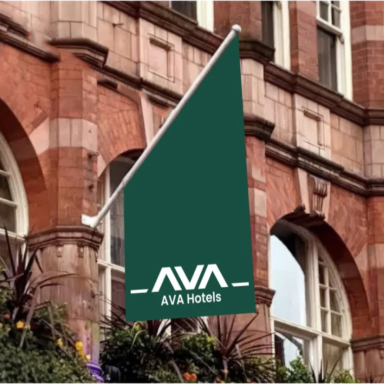 Angular Flags AVA Hotel