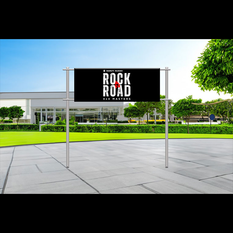 Welcome Gates, Portable and foldable Rock Road