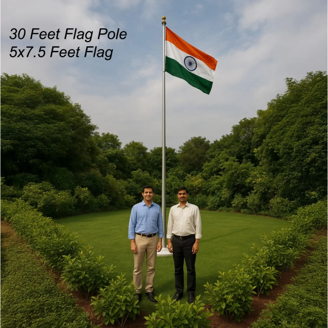 30 Feet Flag Pole with Flag