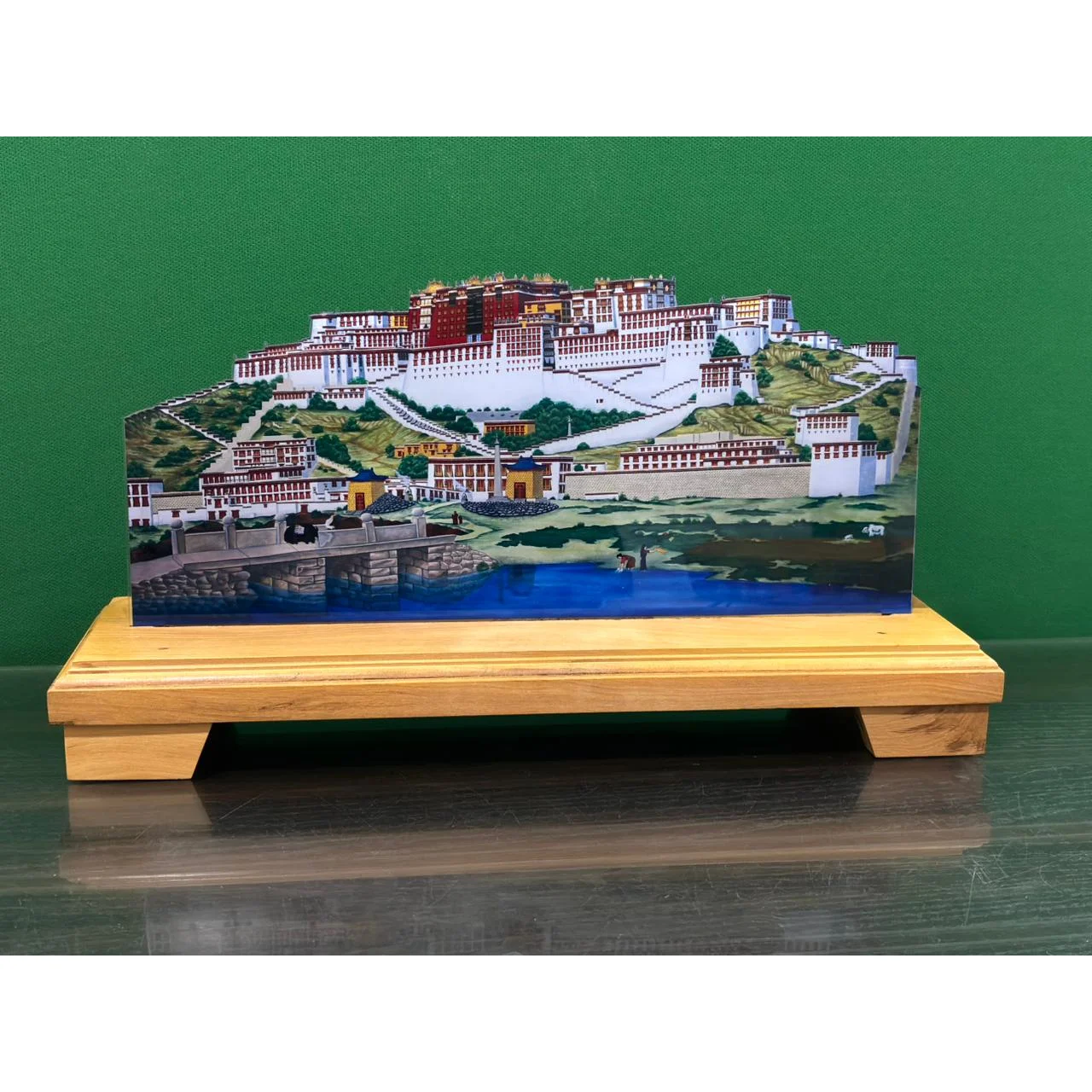 Table Top Potala Palace Memento with Glow Led Light