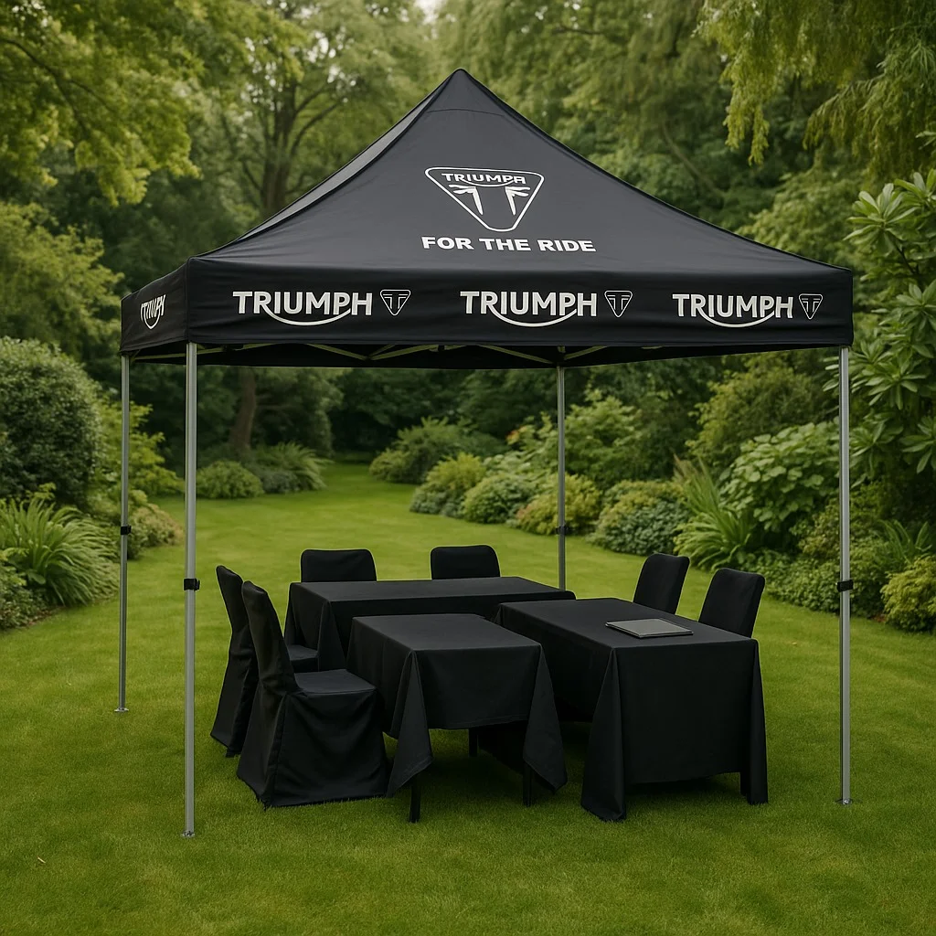 Tents and Canopy Triumph with Chairs and Tables