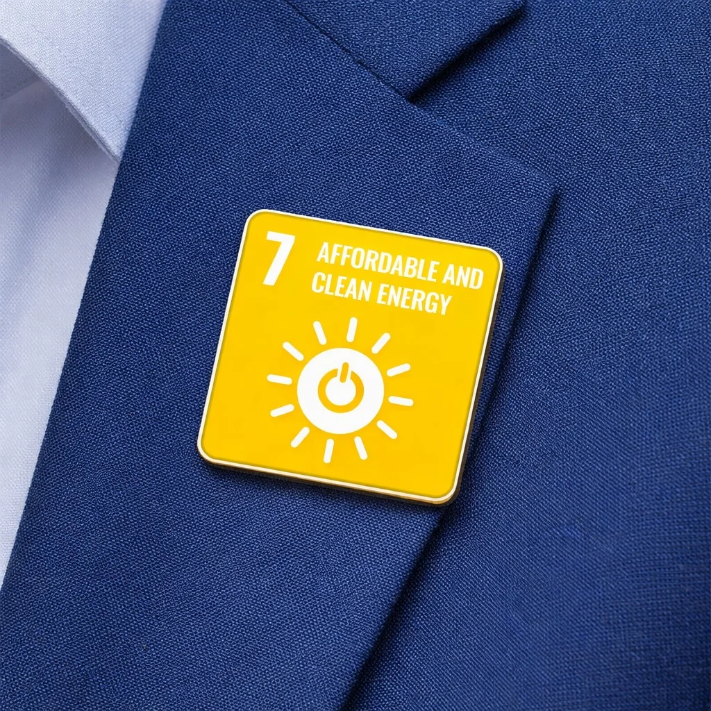 Lapel Pin 7 Affordable Clean Energy