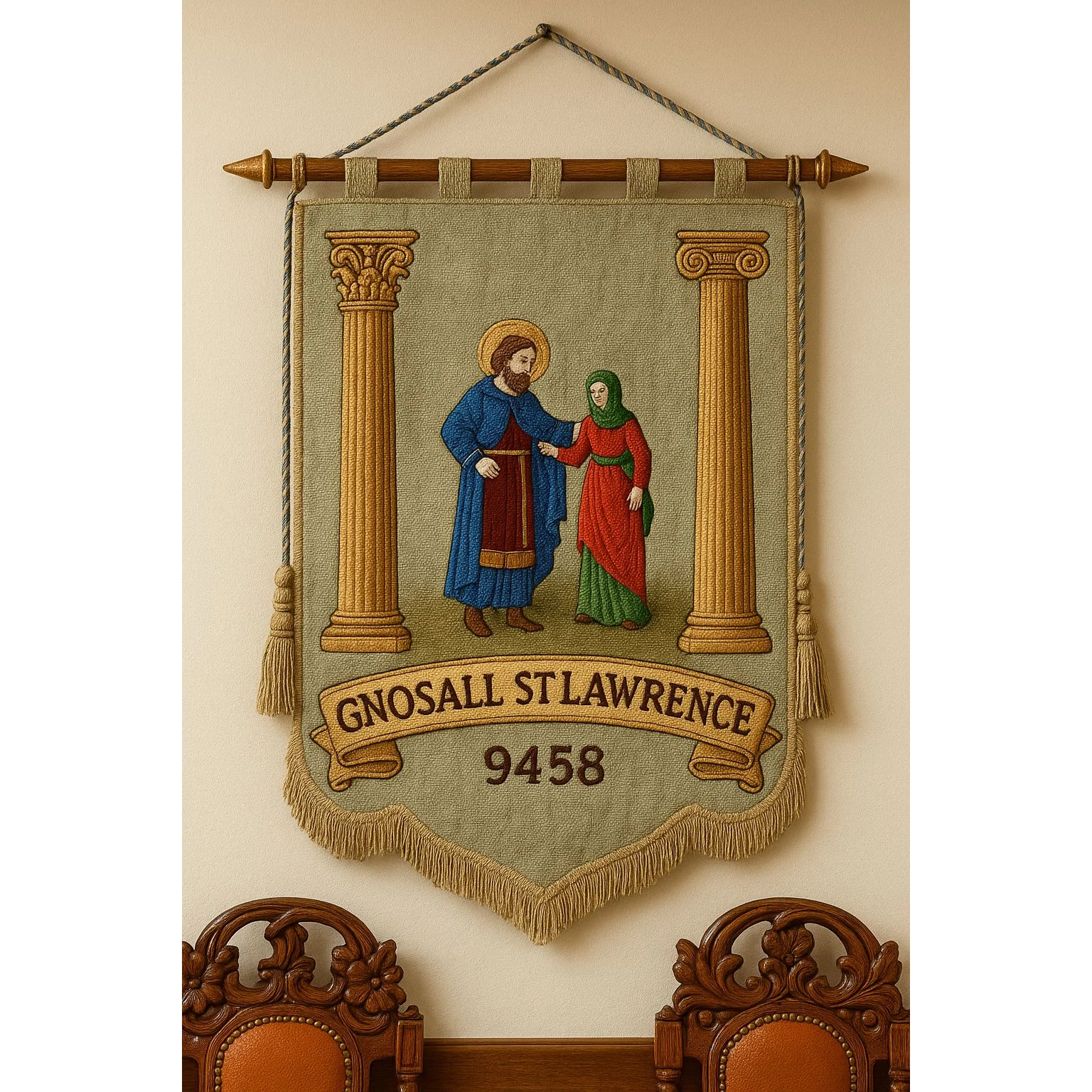 Wall Hanging Banner Gnosall St Lawrence