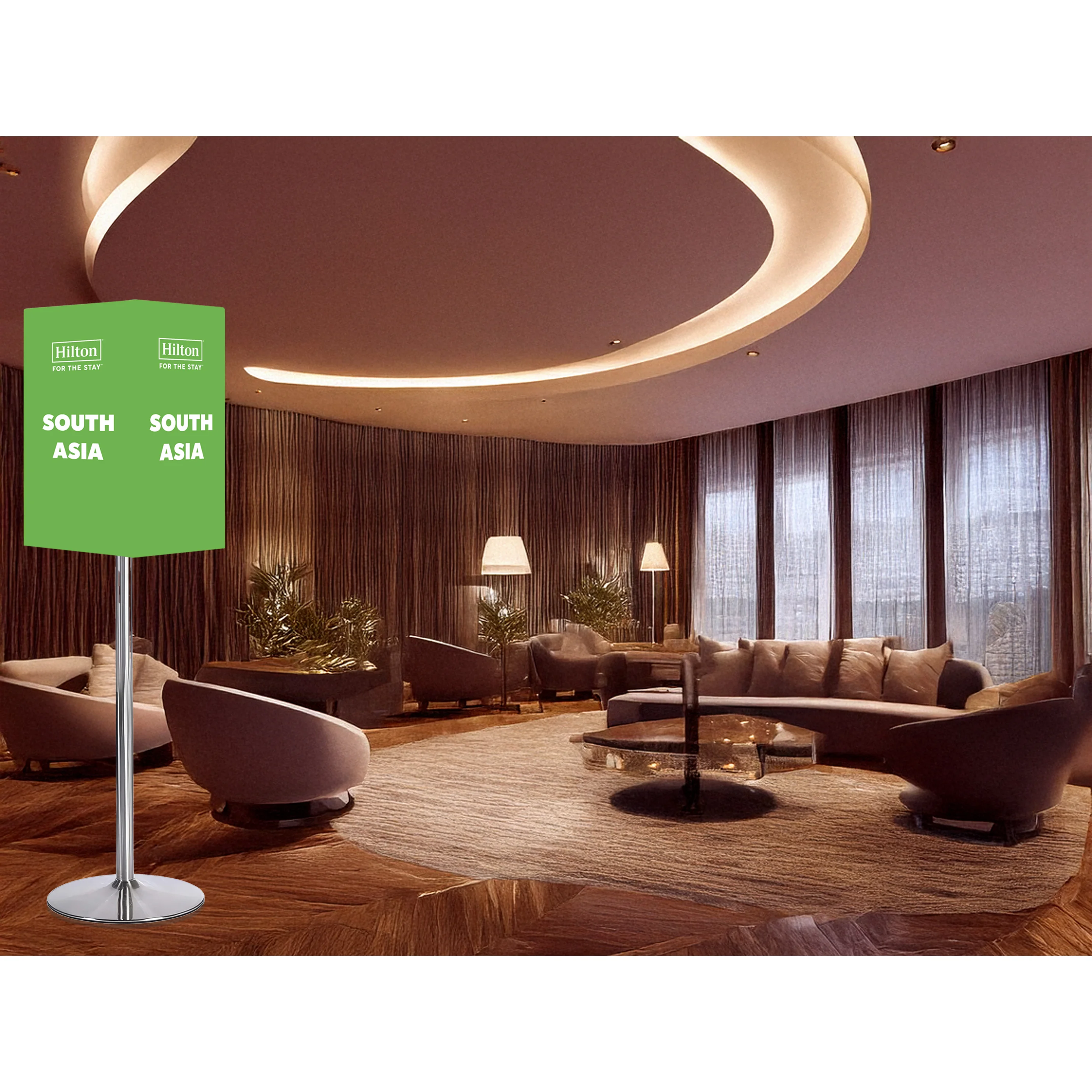 Pole Branding Hilton