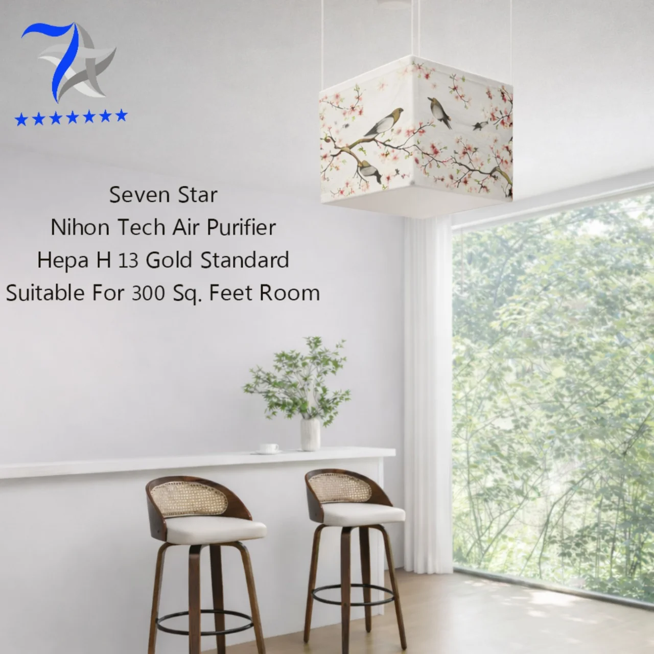 Nihon Tech Elegant Room Air Purifier Roof Mounted