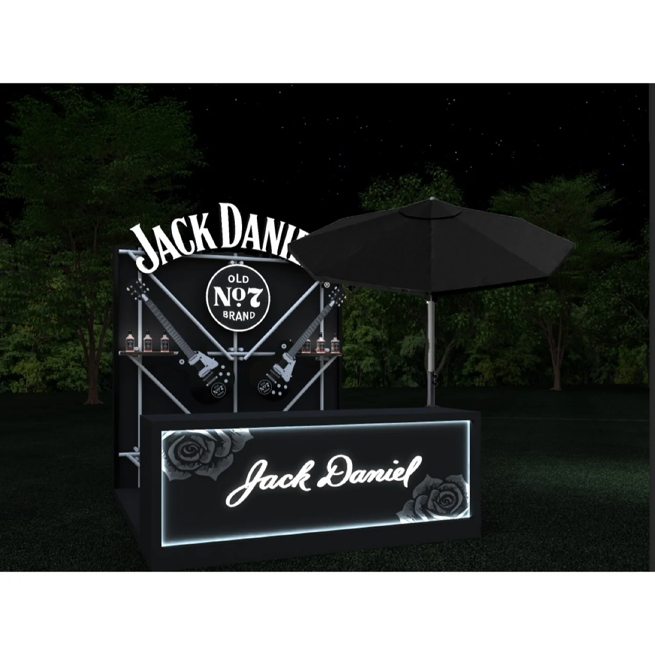 Umbrella for Jack Daniel