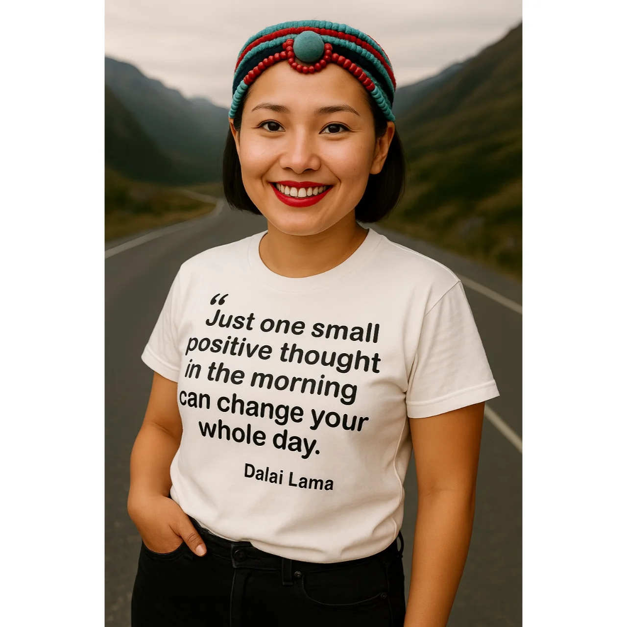T-Shirt with Dalai Lama Quotes