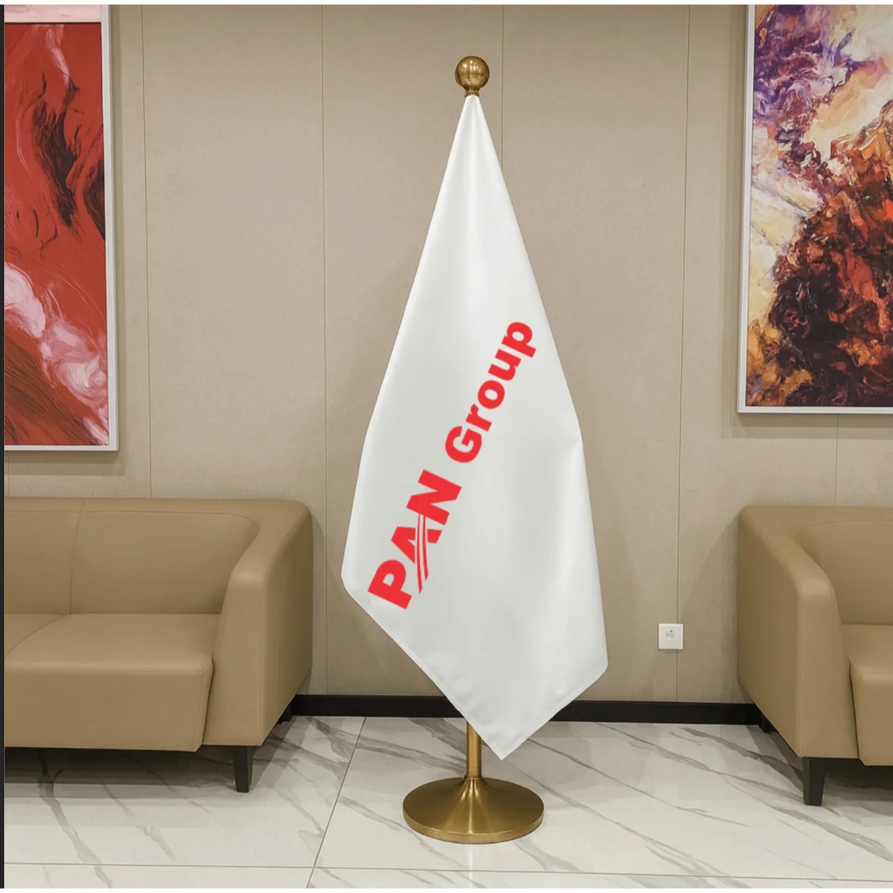 Indoor Diplomat Flag Pan Group