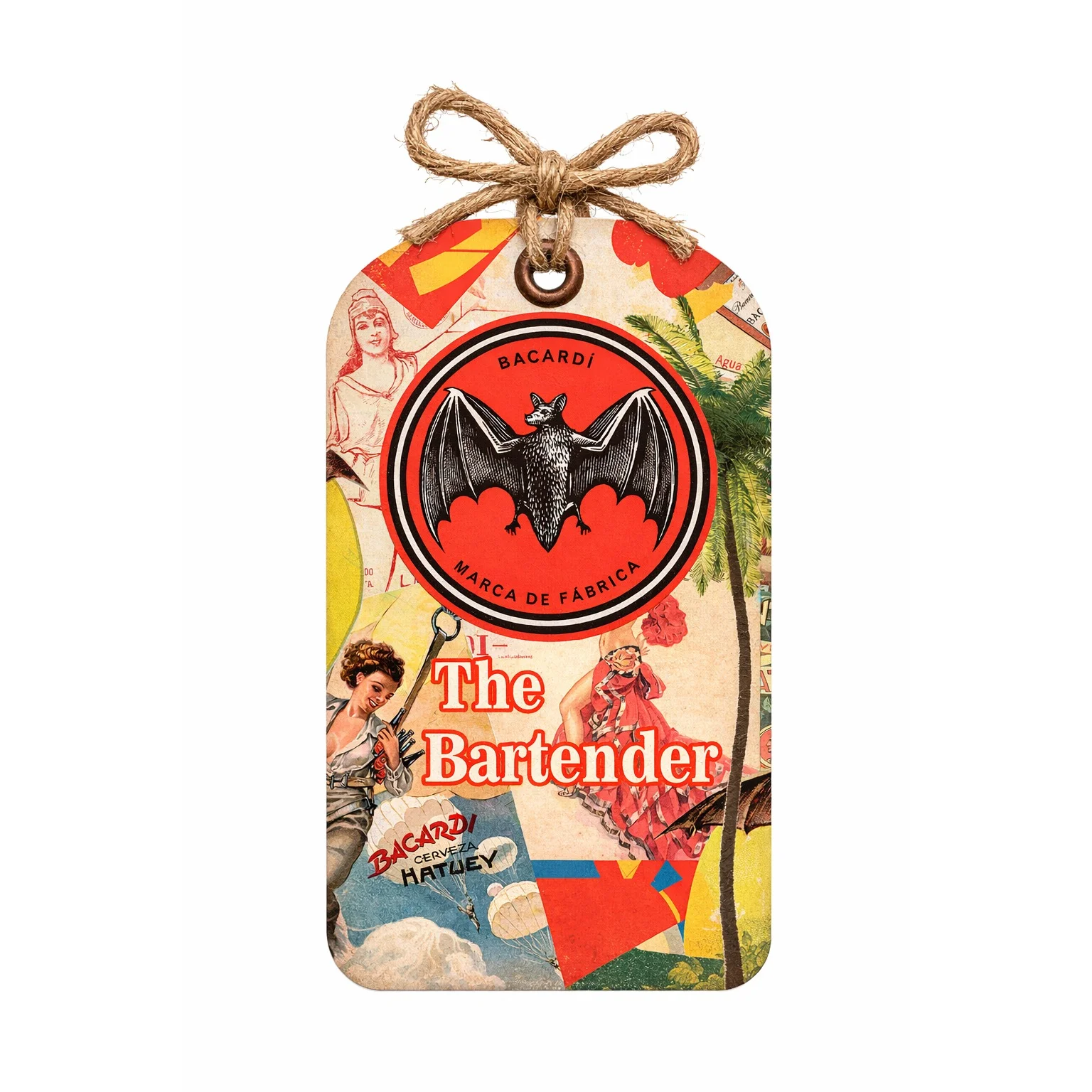 Hang Tag Bacardi Bartender Shirt