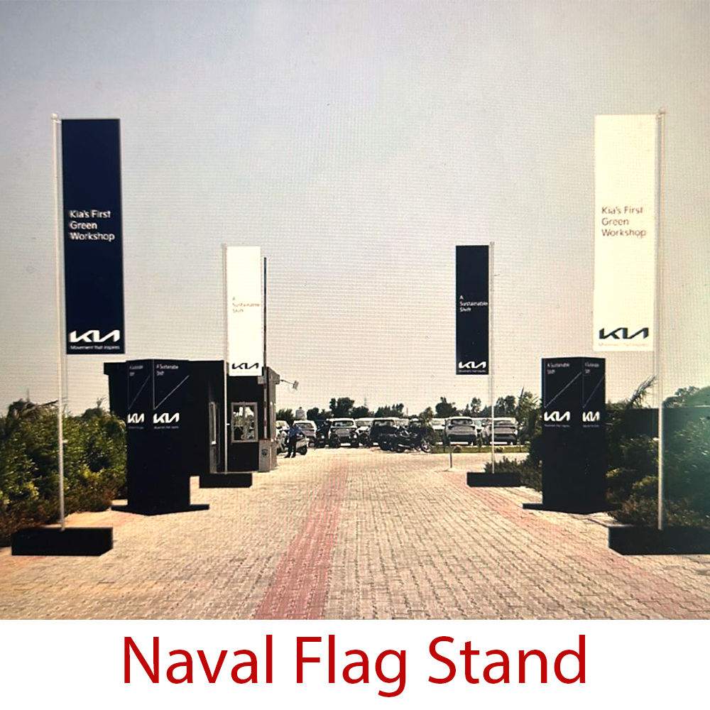 NAVAL Flag Stand for KIA