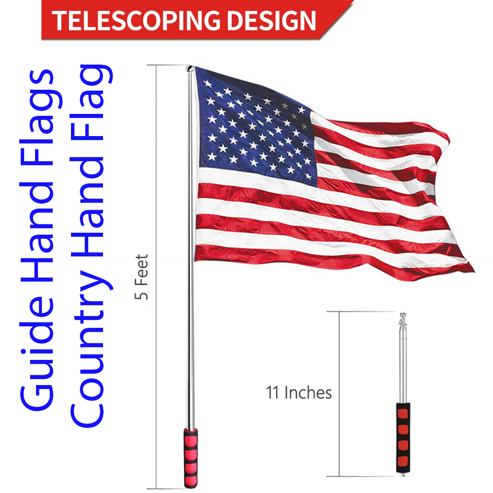 Guide Hand Flags  - Country Hand Flags