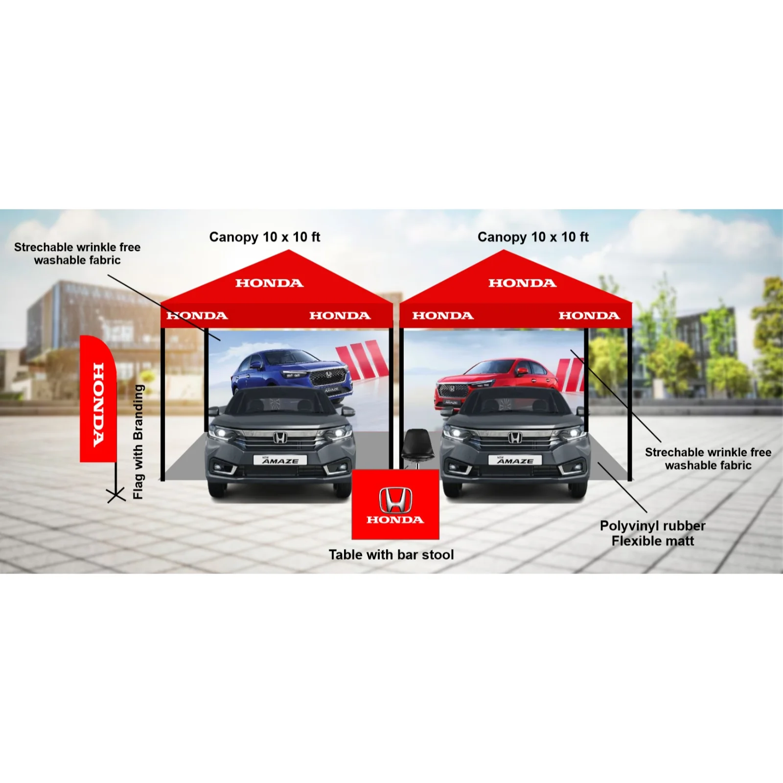 Car Display Canopy Honda