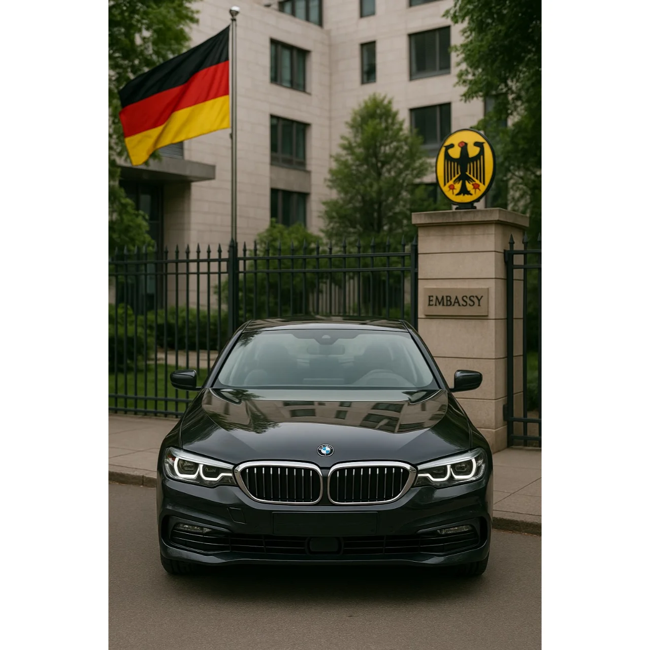 Car Flags Germany