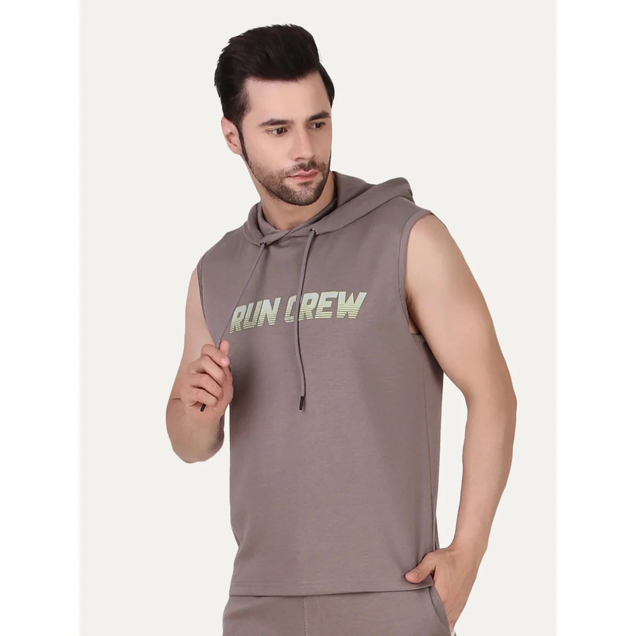 Printes Hoodies Run Crew