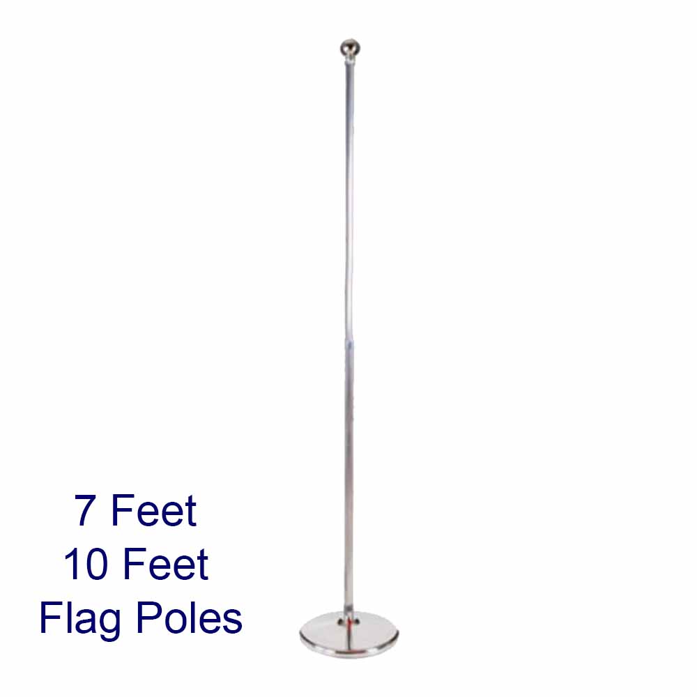 7ft - 10ft Flag Poles Available
