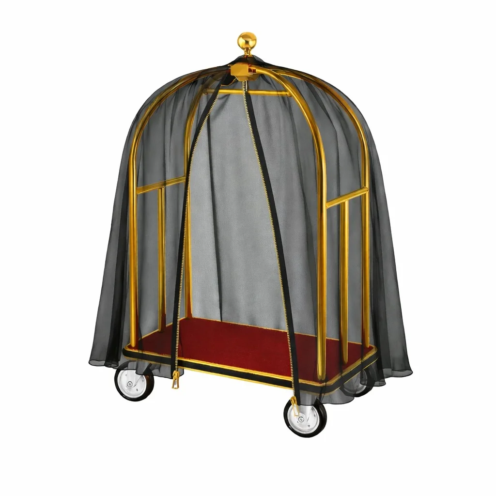 Hotel Luggage Trolley with Cover