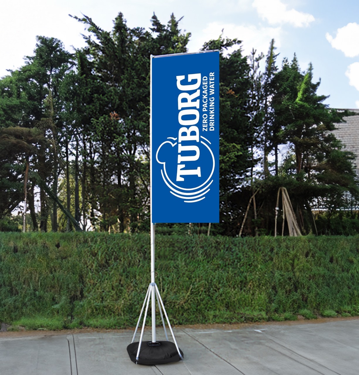 Feather Flag with Heavy Duty Tripod Stand