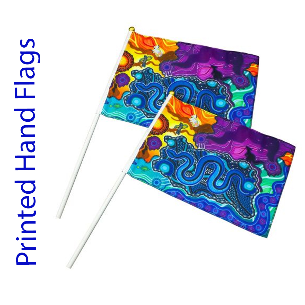 Printed Hand Flags