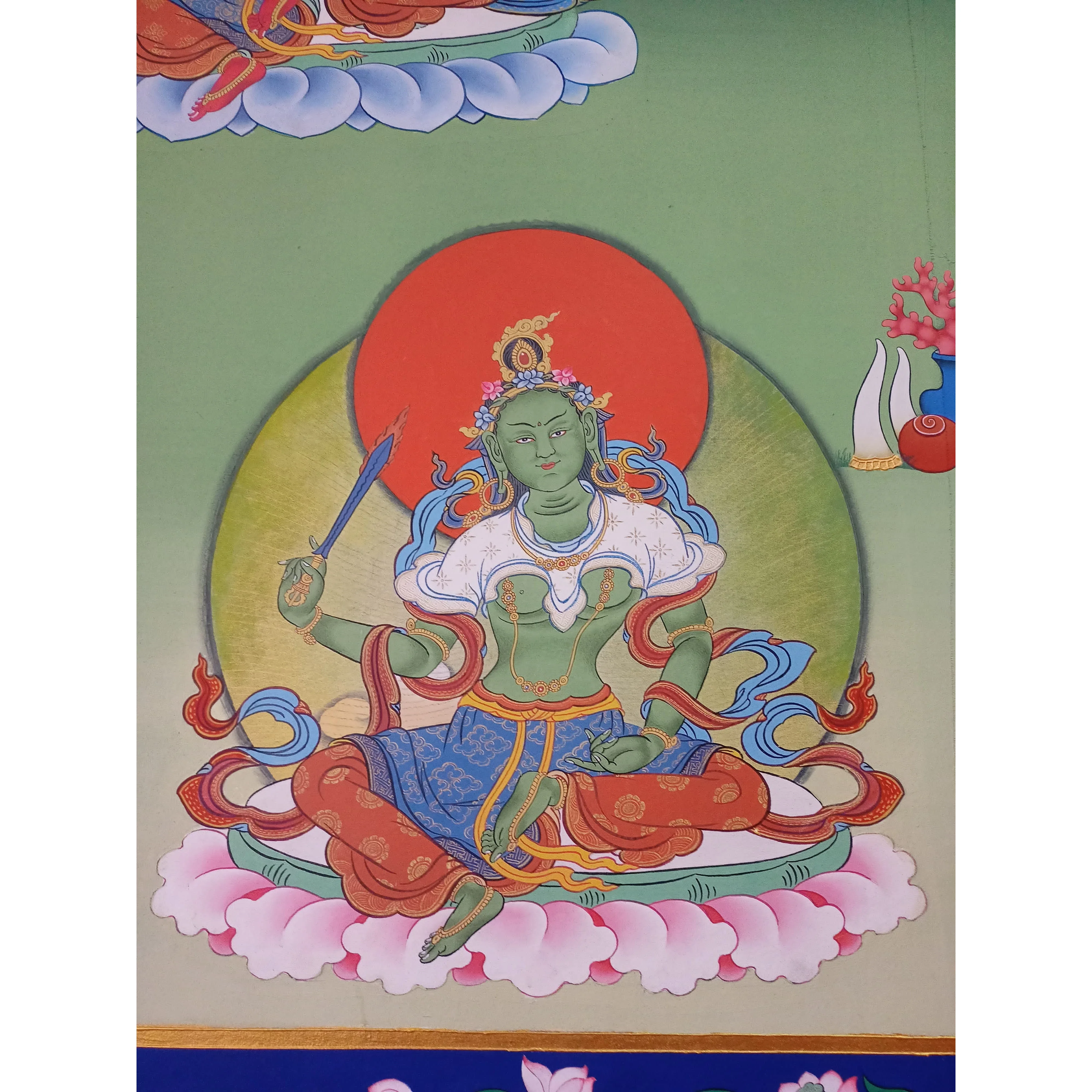 Tibetan Shambhu for wall roof and pillars