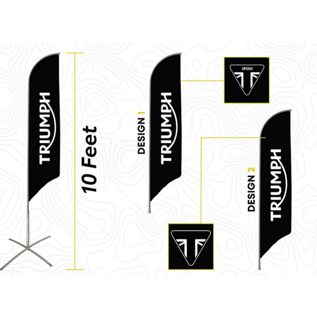 Triumph Feather Flags