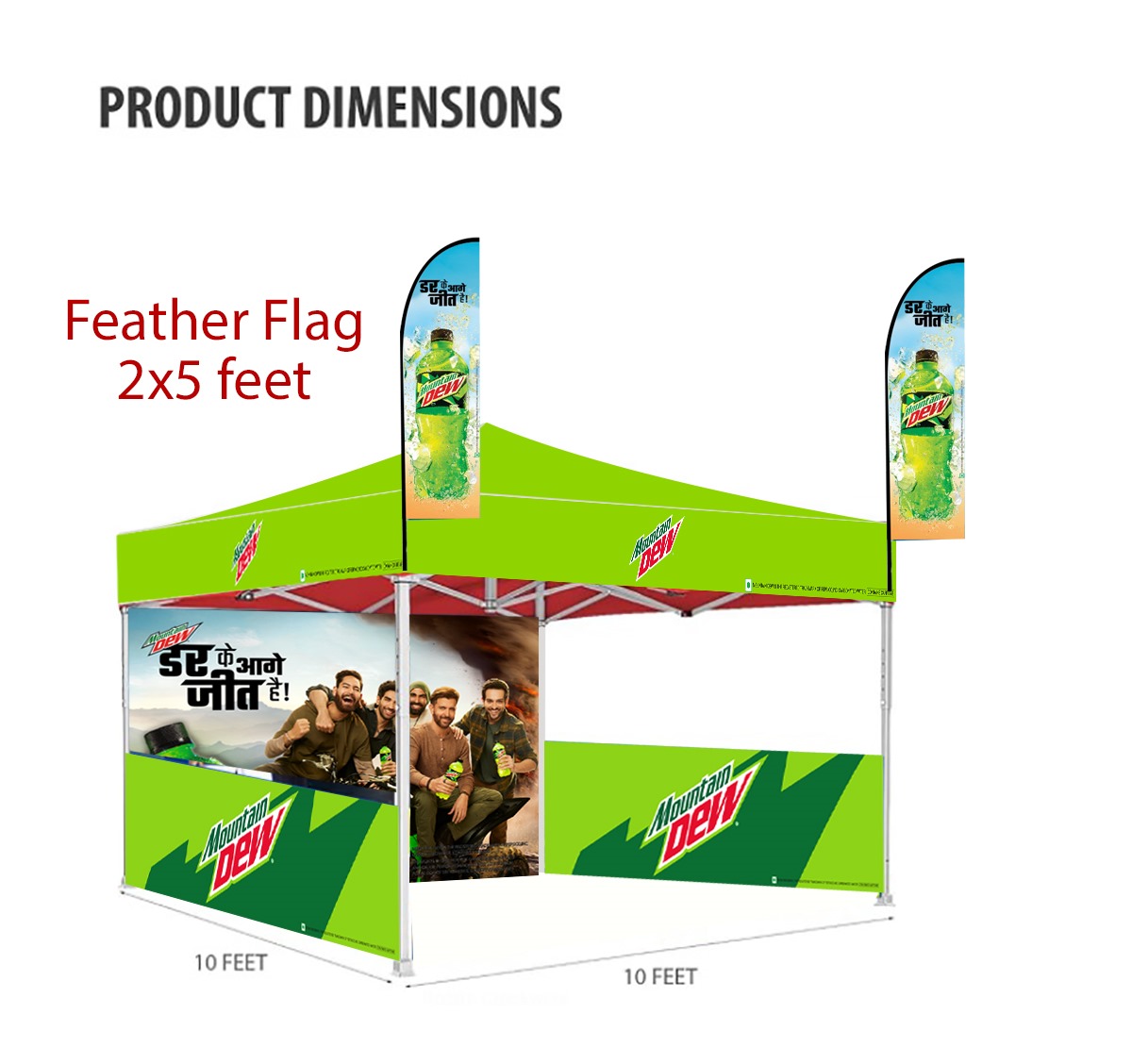 Tent's and Canopy Mountain Dew