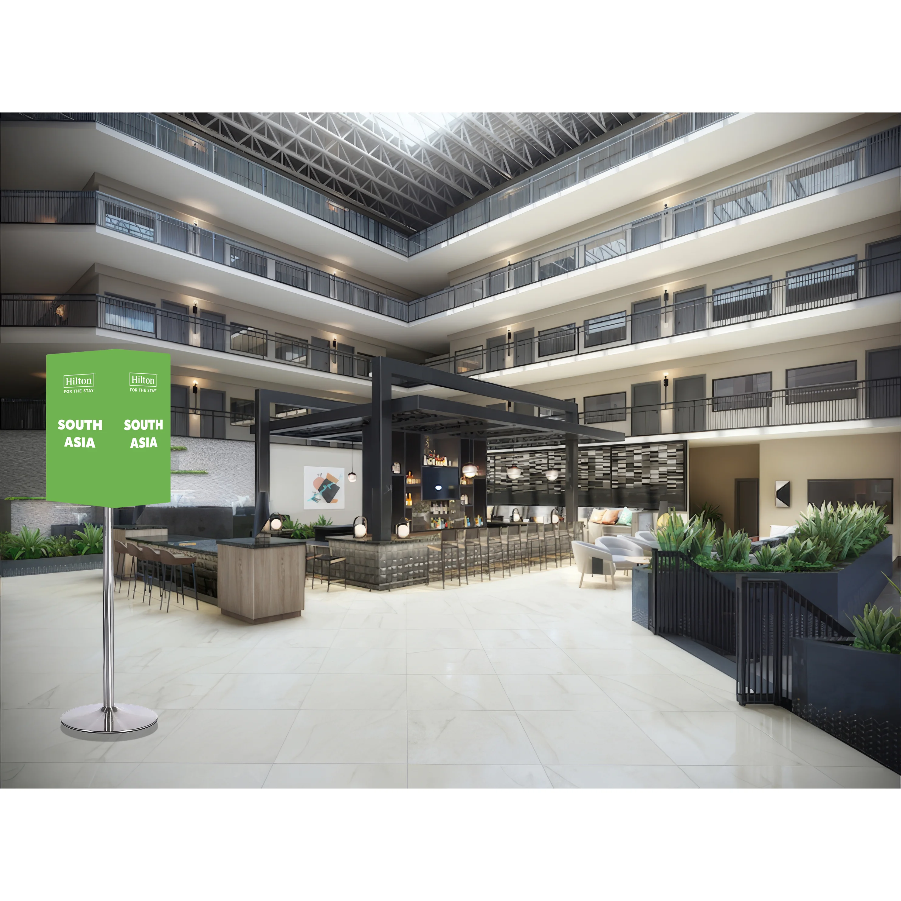 Pole Branding Hilton