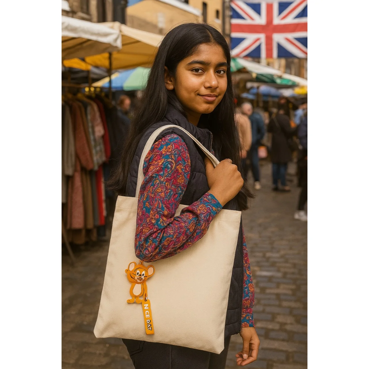 Pure Organic Cotton Tote Bag