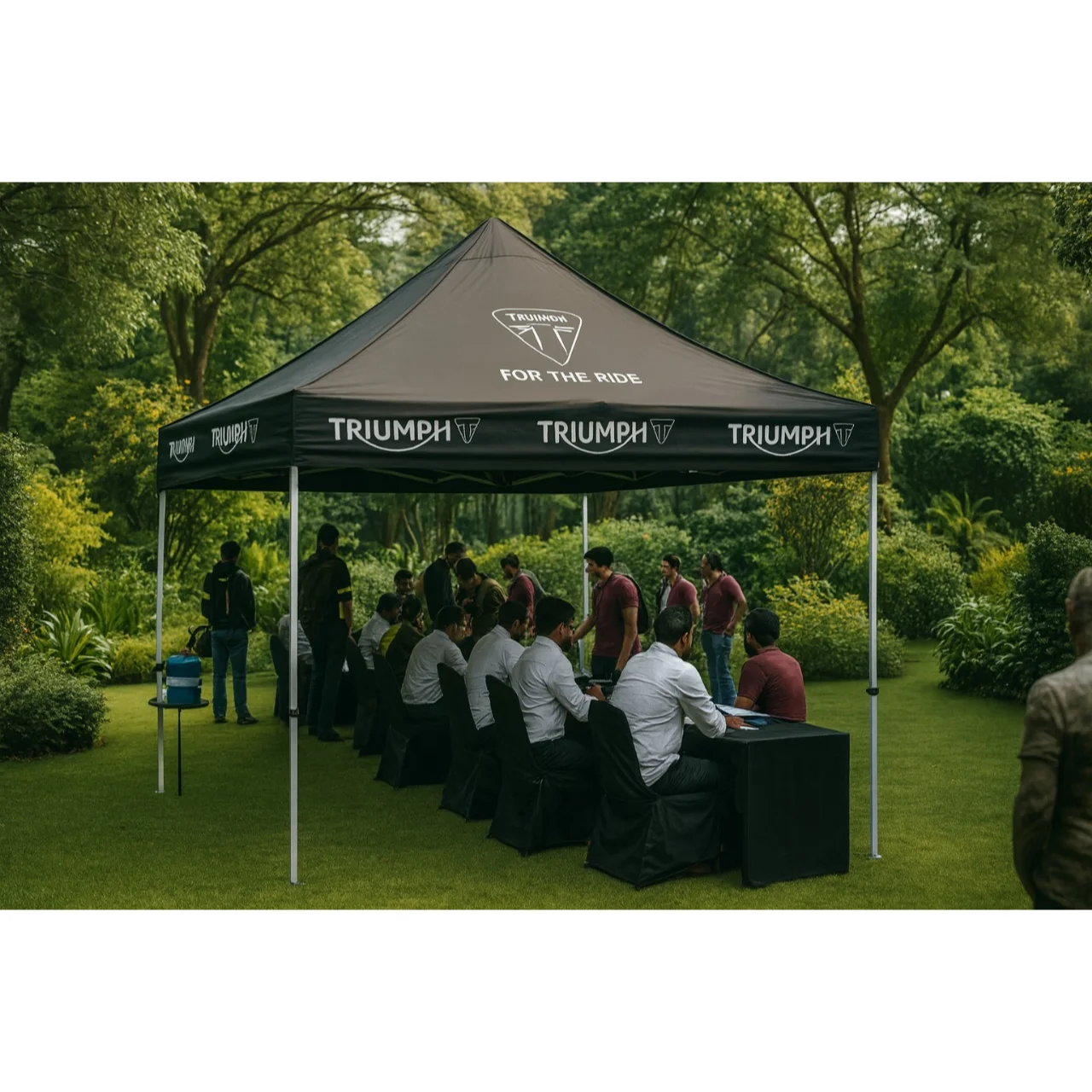 Tents and Canopy Triumph with Chairs and Tables