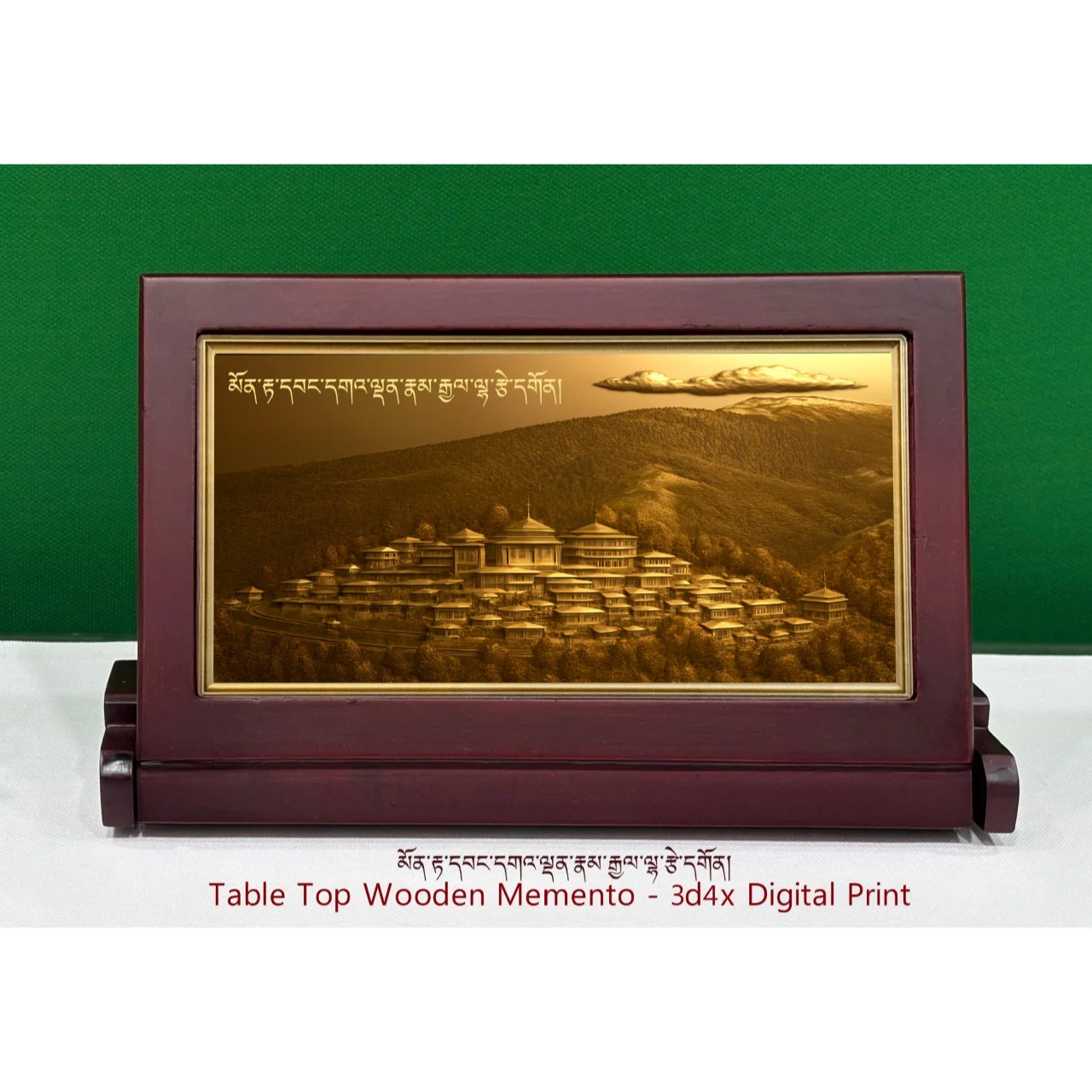 Table Top Memento Wooden Digital Design