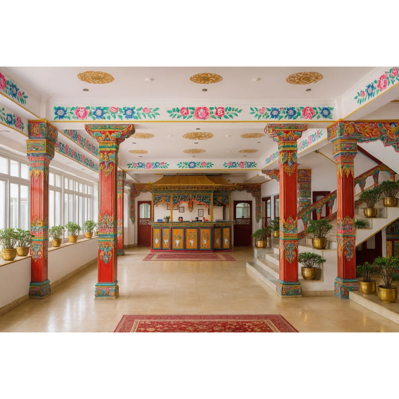 Tibetan Pillar Covers