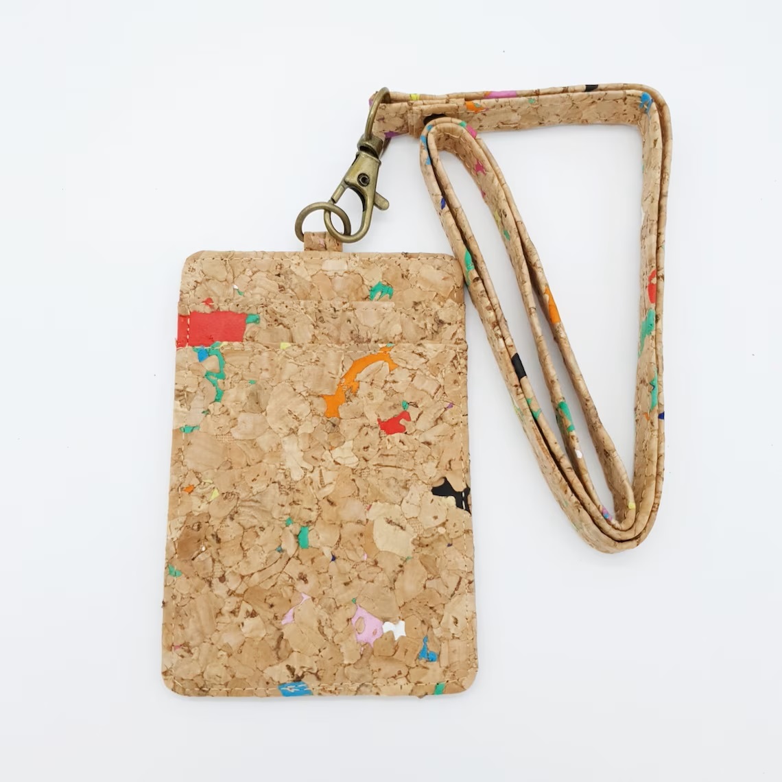 Cork Lanyard and Card Holder