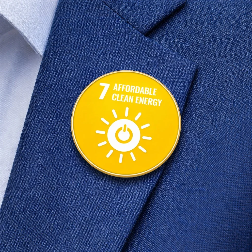 Lapel Pin 7 Affordable Clean Energy