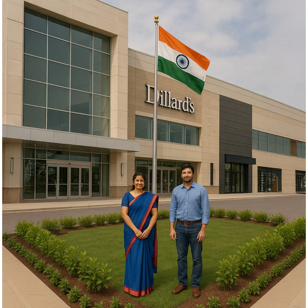 30 Feet Flag Pole with Flag Dillards