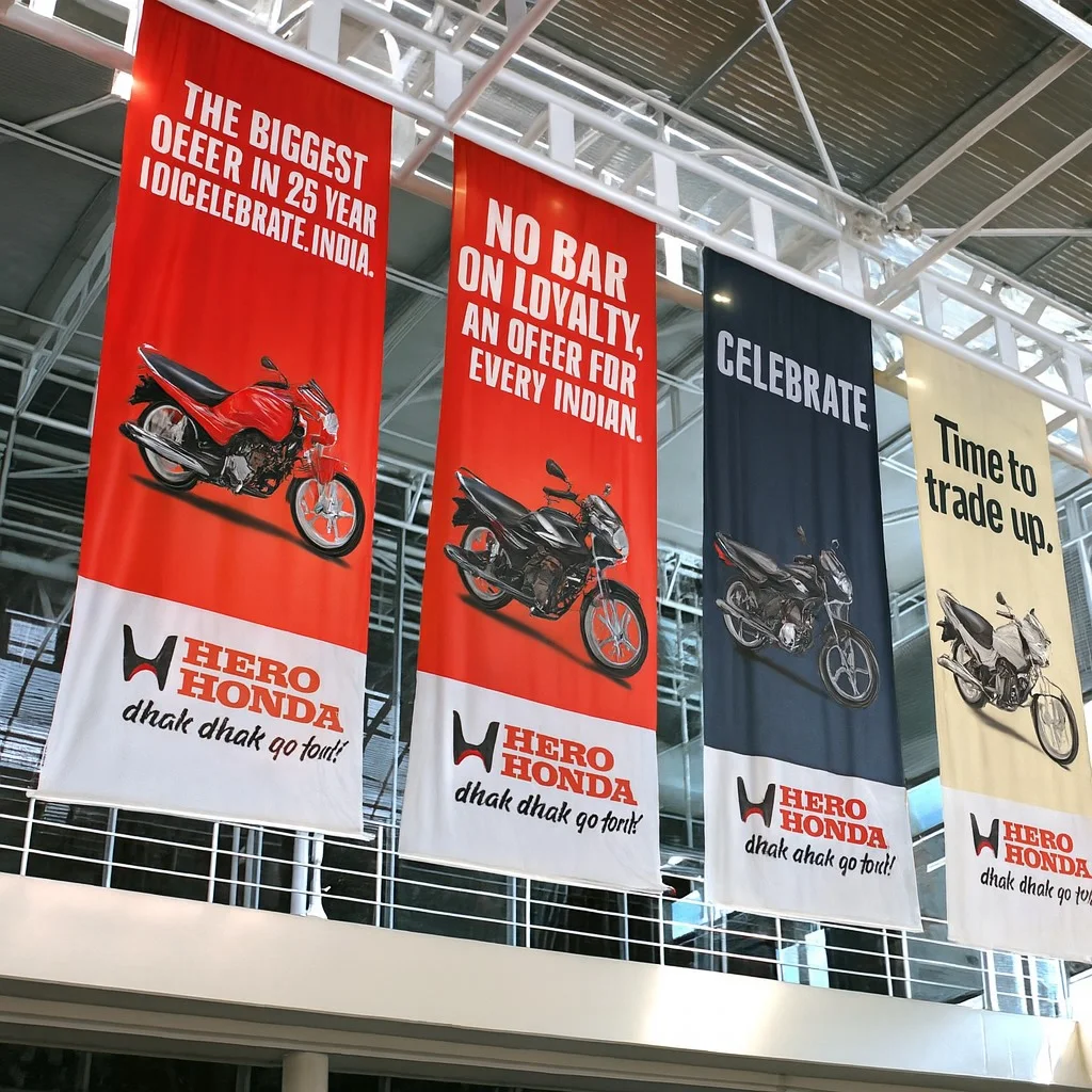 Wall Hanging Banner Hero Honda