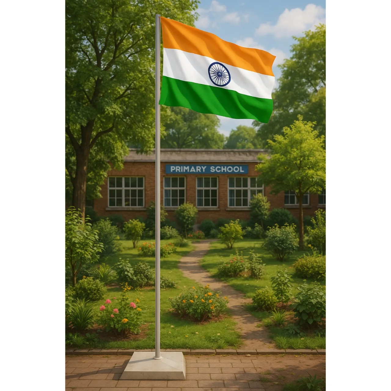 Pole Flag for Primary School