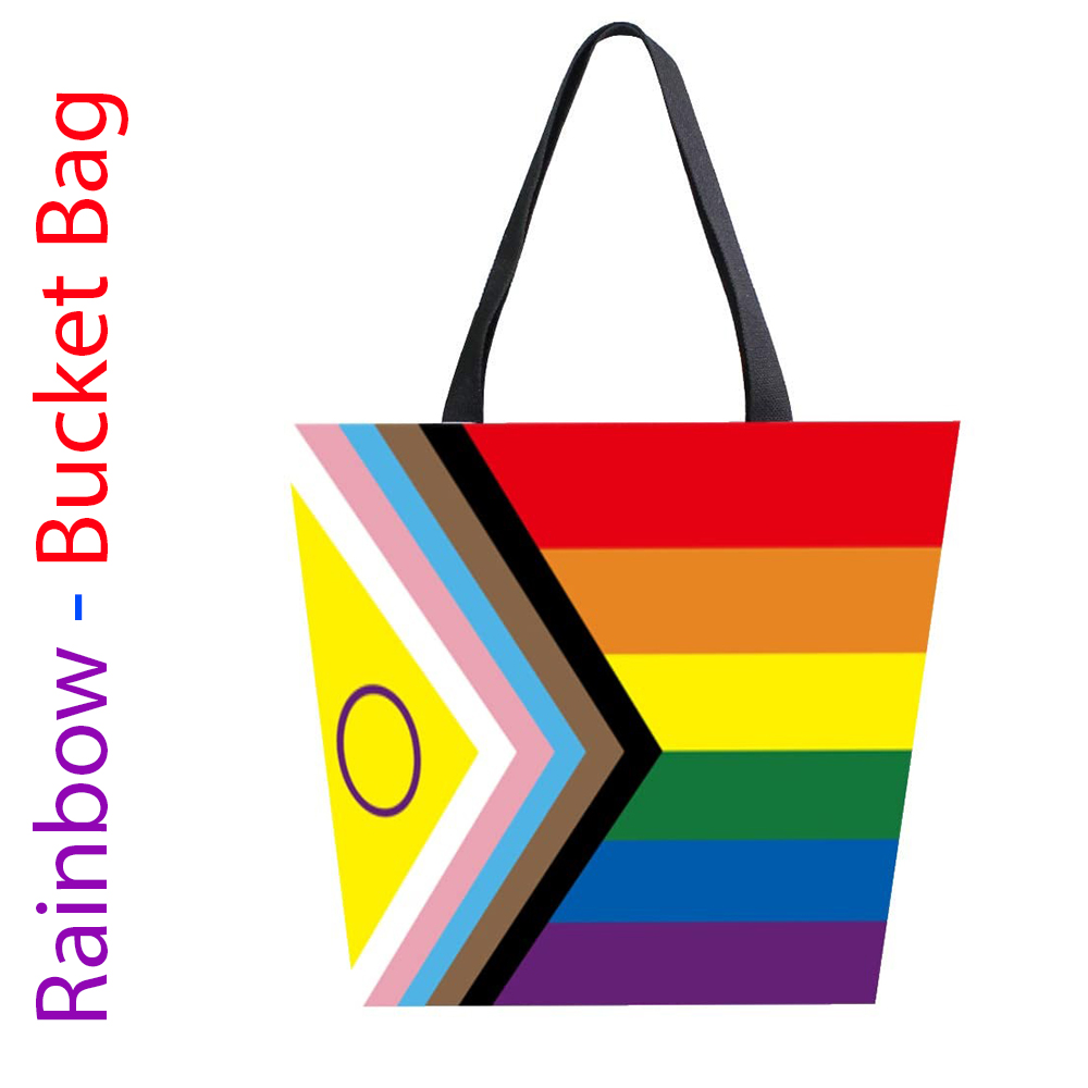 Rainbow Bucket Bag