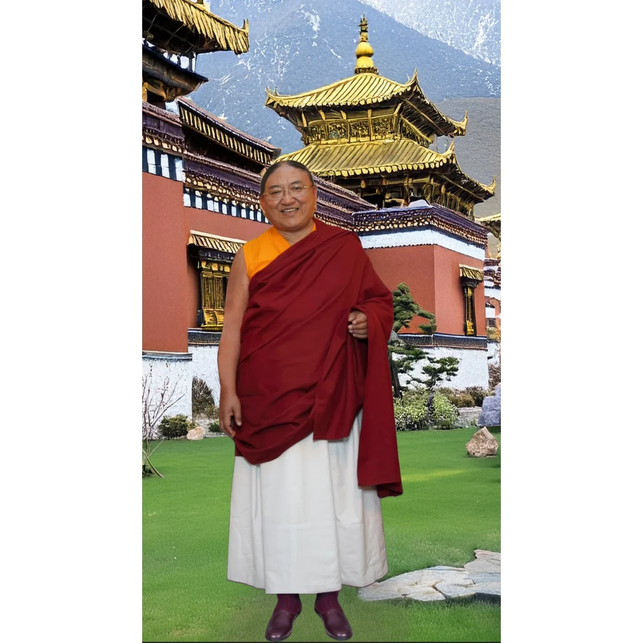 Thangka of Sakya Rinpoche