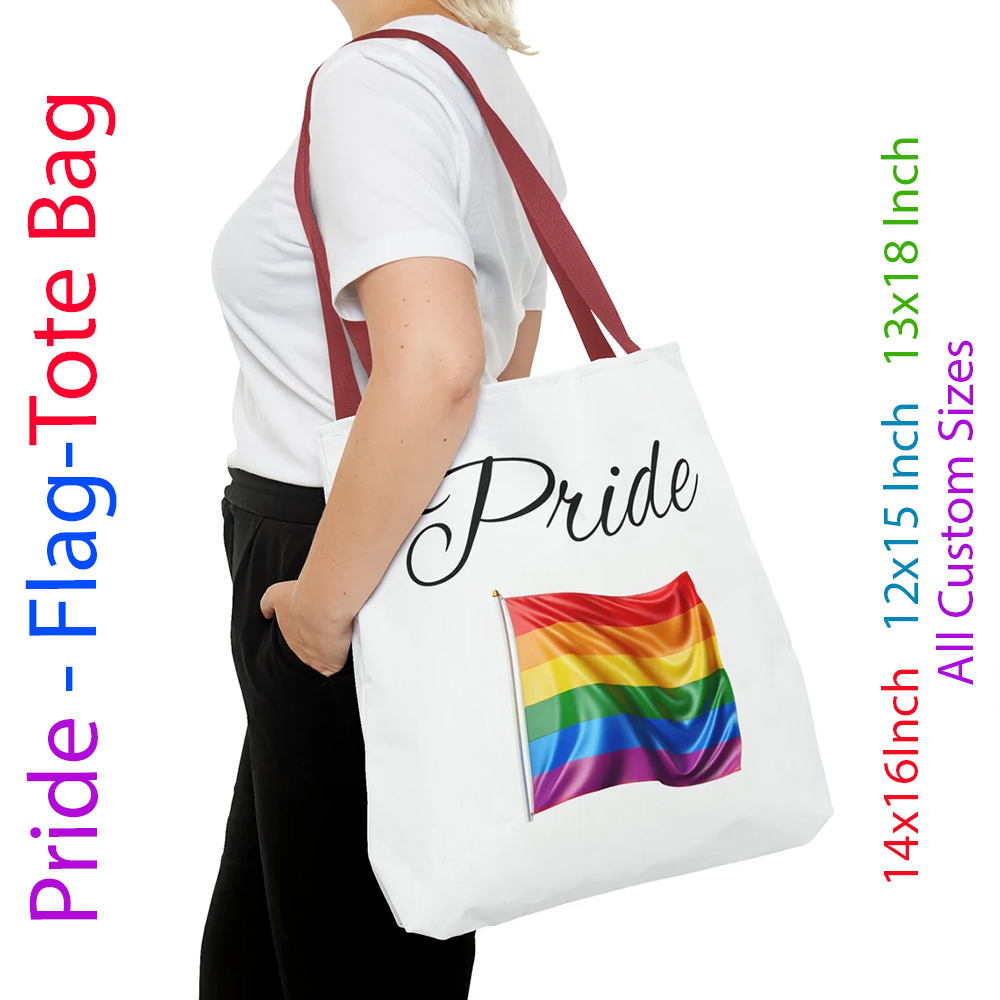 Pride Flag Tote Bag